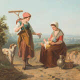Fr. De Leub. Italienische Bäuerinnen Am Wegesrand - Foto 1
