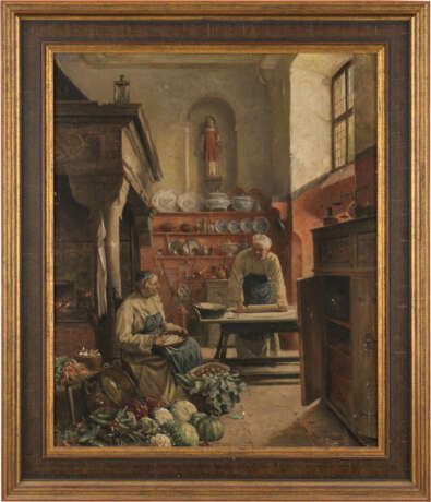 Vincent Stoltenberg Lerche. Zwei Mönche In Der Klosterküche - photo 2