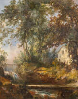 Landschaft Mit Bachlauf