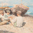Fischerjungen Am Strand Bei Neapel - Auction archive