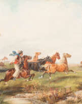 Ungarischer Pferdetrieb