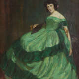 Betty Heldrich. Dame In Grünem Kleid - photo 1
