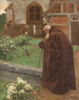 Mönch Im Klostergarten