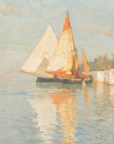 Fischerboote Vor Venedig