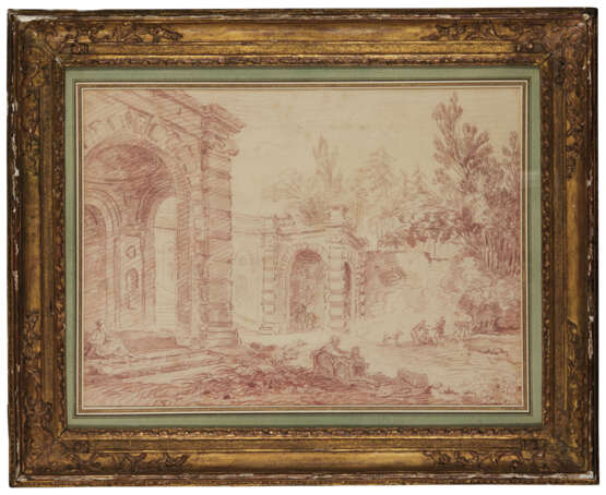 D'APRÈS HUBERT ROBERT (PARIS 1733-1808) - Foto 1