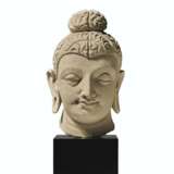 A STUCCO HEAD OF BUDDHA - photo 1