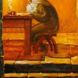 Картина «Аскетическая ночь», Холст, Масляные краски, Концептуализм, Исторический жанр, 2000 г. - фото 3