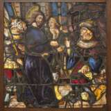 Grosses Glasgemälde "Christus vor Pilatus" - photo 1