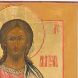 Christus Pantokrator mit vergoldetem Silberoklad - Foto 8