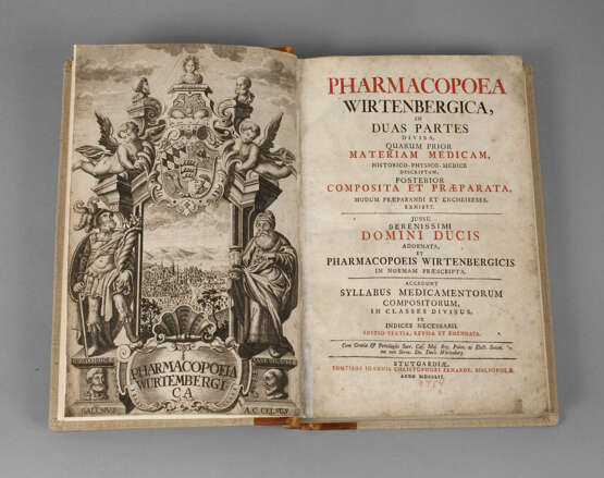 Württembergische Pharmacopöe 1754 - Foto 1