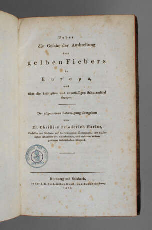Harles Medizinschrift 1804 - photo 1