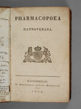 Hannoversche Pharmacopöe 1819 - photo 1