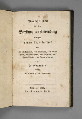 Magendies Arzneimittelvorschriften 1822 - photo 1