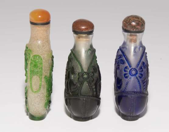 6 Überfangglas Snuff Bottles - фото 4