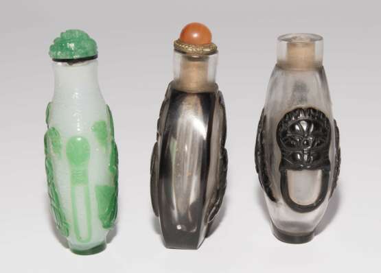 6 Überfangglas Snuff Bottles - Foto 10