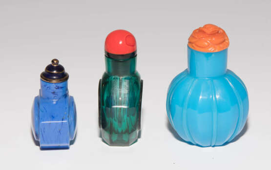 6 kleine Glas Snuff Bottles - photo 14
