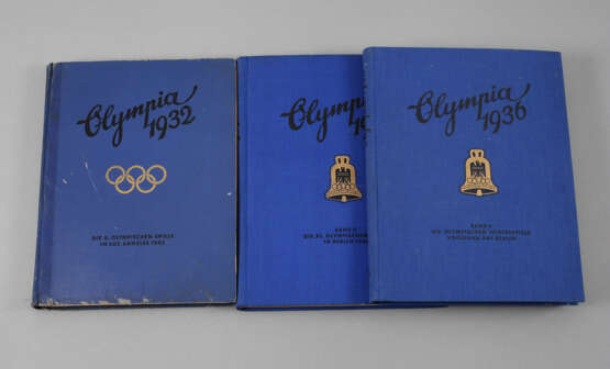Drei Zigarettenbilderalben Olympische Spiele 1932/36 - Foto 1