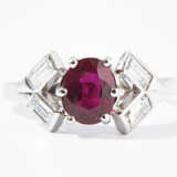 Burmarubin-Diamant-Ring - Foto 1