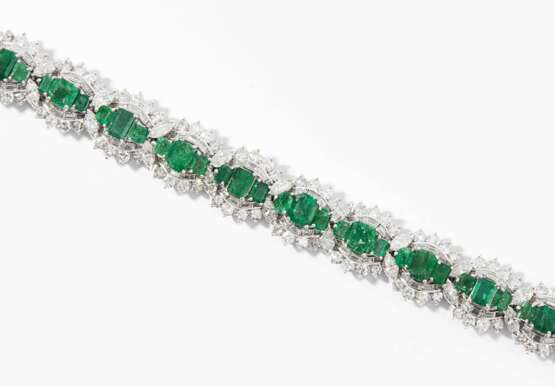 Smaragd-Diamant-Bracelet - Foto 1
