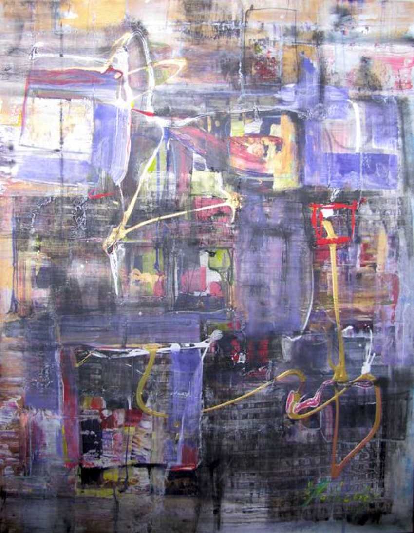 Night Wizard Of Concrete Jungle Original Abstract Night The Wizard Of Concrete Jungle Abstract Original By Artist Matkovsky Dmitri For Sale Buy Original Work Of Art In St Petersburg Online