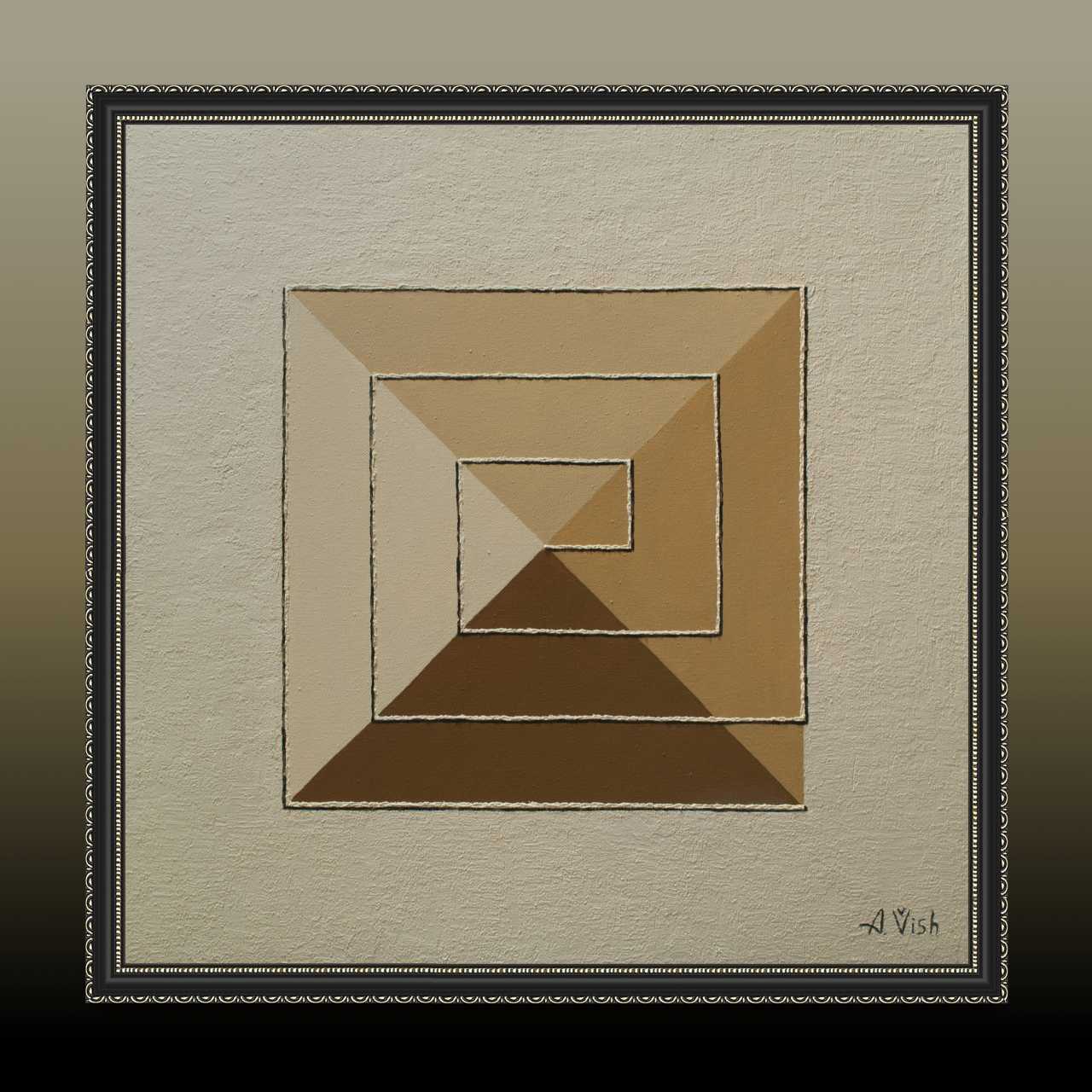 Quadrat Der Unendlichkeit Von Anton Vishnevskiy Zu Verkaufen Kaufen Sie Das Original Kunstwerk In Dnipro Online Veryimportantlot Id19720