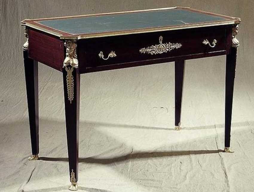 Desk With Leather Insert Item 2412