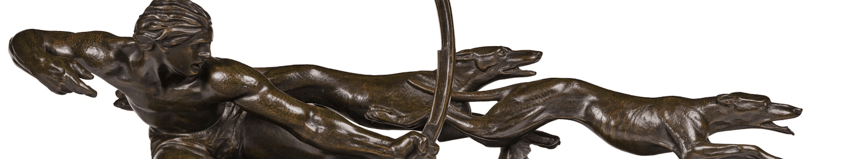 Антикварная бронзовая скульптура