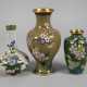 Drei Vasen Cloisonné - photo 1