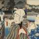 Drei Farbholzschnitte Utagawa Kunisada (Toyokuni III.) - Foto 1