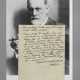 Sigmund Freud, Brief mit Autograph - photo 1