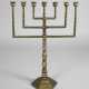 Judaica großer Menoraleuchter - Foto 1