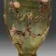 Frühe Gallé-Vase mit "Caderes sauvages" aus wilden Disteln - Foto 1