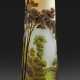 Große Gallé-Vase mit Landschaftsdekor - Foto 1