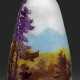 Große Gallé-Vase mit Alpenlandschaftdekor ("Paysage alpin") - Foto 1