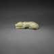 AN EXCEPTIONAL YELLOW JADE FIGURE OF A RECUMBENT HOUND - photo 1