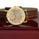 Armbanduhr: elegante, extra flache Herrenarmbanduhr im Piaget-Stil der 90er Jahre, Unikat von Lindburgh & Benson, mit Box und Papieren von 2003 - Foto 1