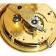 Taschenuhr: frühes, hochinteressantes irisches Taschenchronometer, James Scott Dublin No.276, "Longitudinal Watchmaker", (1806-1820) - Foto 1