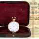 Taschenuhr: hochfeine Patek Philippe Taschenuhr mit Originalbox, ca. 1891 - photo 1