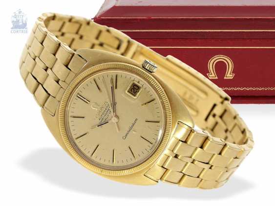 omega constellation automatic chronometer 750 gold