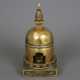 Kleiner Stupa mit separater Miniaturfigur - Nepal, Kupferbronze - фото 1