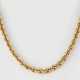 GOLD-COLLIER Gelbgold, Rotgold. L. 44,5 cm, Ges.-Gew. ca. - Foto 1