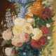 N. HENRY Tätig 1/2 20. Jh. Blumen in Vase Öl auf Holz. 90 - Foto 1