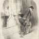 HONORÉ DAUMIER 1808 Marseille - 1879 Valmondois DREI LITHOG - photo 1