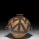 A LARGE PAINTED POTTERY JAR - photo 1