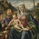 Vincenzo dalle Destre (V. da Treviso) war tätig in Treviso und Venedig. Die Heilige Familie mit dem Christuskind, das der Hl. Katharina den Verlobungsring an den Finger steckt. - Foto 1