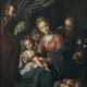 Hans von Aachen, Nachfolge. Die Heilige Familie mit der Hl. Anna und zwei Engeln - Foto 1
