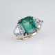 Eleganter Smaragd-Brillant-Ring - Foto 1