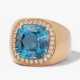 Aquamarin-Brillant-Ring - photo 1