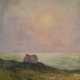 Loyen du Puigaudeau, Ferdinand (1864-1930) "Sonnenuntergang am Meer", Öl/Leinwand, u.l. sign., 73,6x58,4cm (m.R. 90,5x76cm), leicht verschmutzt/fleckig, rest. - Foto 1