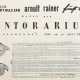 Hundertwasser, Friedensreich (1928-2000) Plakat "Pintorarium" 1959 (Manifest von Hundertwasser, Arnulf Rainer und Ernst Fuchs), im Druck sign., im Passepartout montiert, BM 42x59,5 (m.PP. 49,5x70cm), leicht knickspurig, fleckig - photo 1